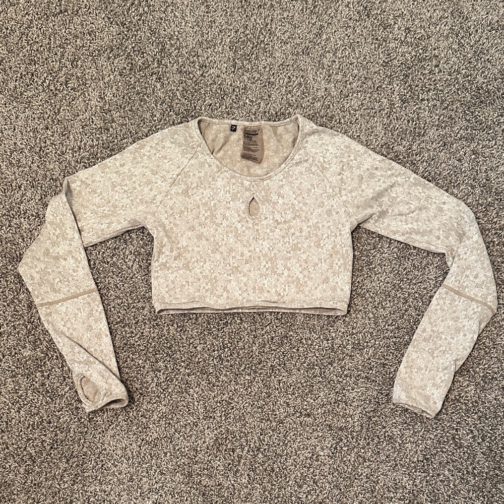 Gym Shark Cropped Long Sleeve